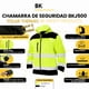 thumbnail image 3 of Chamarra Polar impermeable con reflejante alta visibilidad Talla Grande Bk safety products, 3 of 8