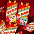 thumbnail image 3 of Tnobhg 6Pcs Red Envelopes Exquisite Pattern Rich Color Cartoon Design 2024 Spring Festival Luck Money Envelopes Party Supplies, 3 of 8