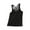 Black, variant on WOYY Girls Crisscross Vest Spaghetti Strap Solid Casual Tank Top Camisole Tops