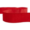 thumbnail image 5 of Northlight Solid Red Wired Craft Christmas Ribbon 2.5" x 10 Yards, 5 of 6