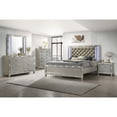 thumbnail image 6 of New Classic Furniture Radiance Solid Wood King Bed in Silver, 6 of 7