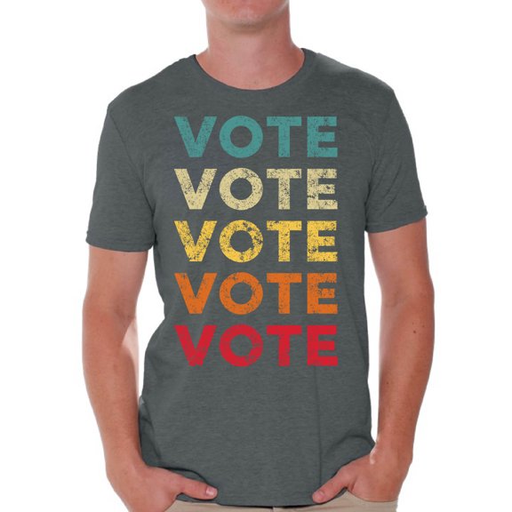 Awkward Styles Vote Shirt Mens Election 2020 Shirt Color Vote Political Theme T-shirt for Men Democracy 2020 USA Shirt Voter T Shirt