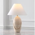 thumbnail image 6 of Safavieh Couture Janette 24.5" Electroplating Table Lamp, Travertine, 6 of 12