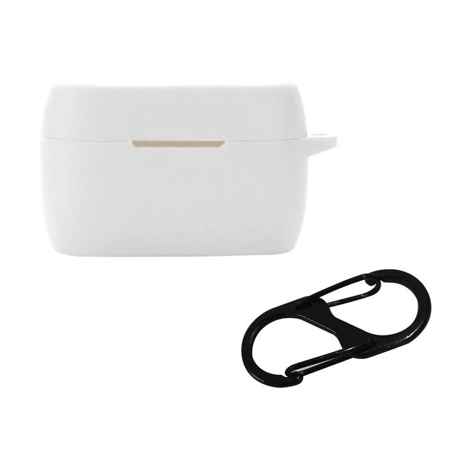 Funda protectora para auriculares Jabra Elite 5, funda blanda antirayaduras, color blanco