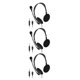 thumbnail image 2 of Methold Auriculares USB Auriculares de estilo montados en la cabeza de alto rendimiento Buena conectividad Auriculares de computadora para centro de No.1 3piezas, 2 of 6