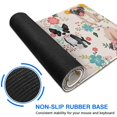 thumbnail image 6 of Long Mouse Pads for Desk,Dogs with Party Hats and Flowers Desk Mats on Top Of Desks, Desk Mouse Pad Extra Large with 3mm Non-Slip Base and Stitched Edge for Gaming,Office,Work,Home 31.5"x15.7", 6 of 6