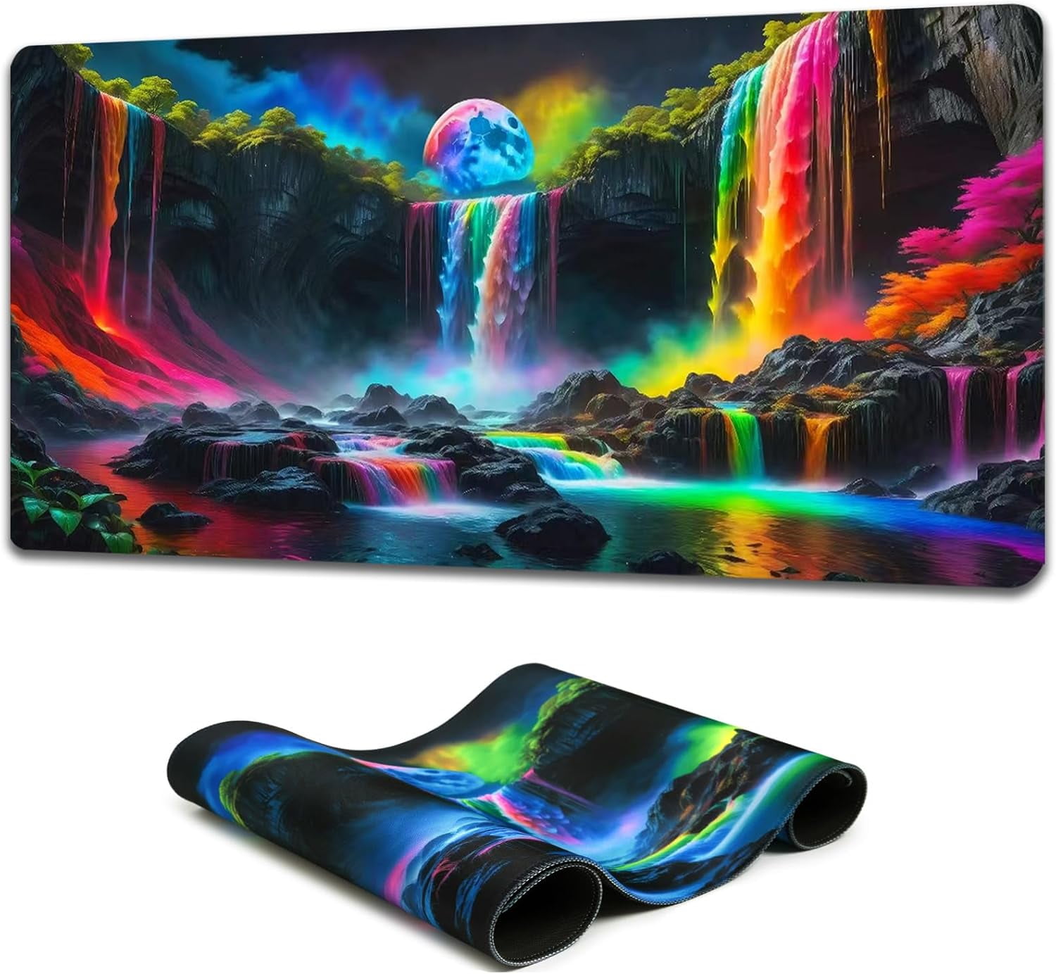 Simpkeely Large Glow-in-the-Dark Gaming Mouse Pad photo 1