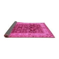 thumbnail image 2 of Ahgly Company Indoor Square Oriental Pink Traditional Area Rugs, 3' Square, 2 of 4