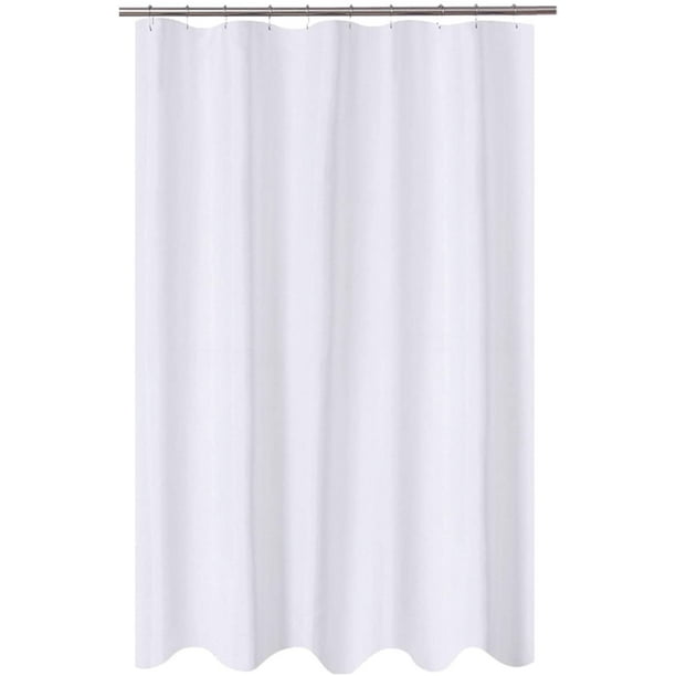Fabric Shower Curtain Liner Extra Long, 80 Long Shower Curtain Liner