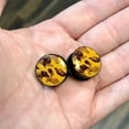 thumbnail image 4 of Pair of Brown Camouflage Acrylic Screw Fit Ear Plugs, 4 of 4