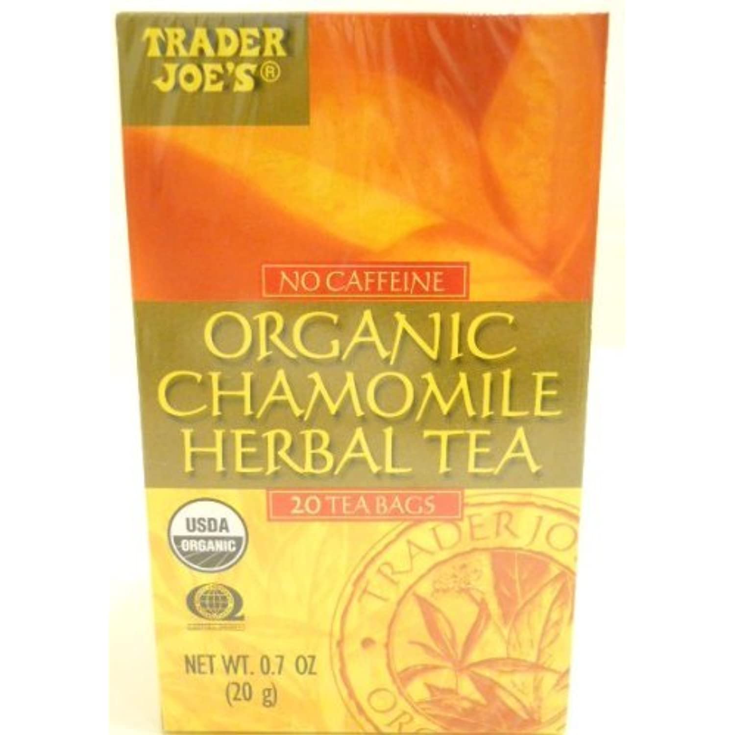 TJ Organic Chamomile Herbal Tea 2 Pack