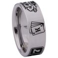 thumbnail image 3 of Gambler Tungsten Carbide Ring, 3 of 9