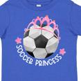 thumbnail image 4 of Inktastic Soccer Princess Tiara Girls Toddler T-Shirt, 4 of 5