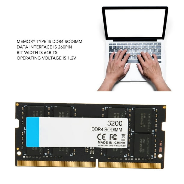 64GB Kit 2 X 32GB DDR4 SODIMM 3200MHz RAM, PC4 25600 CL22