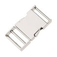 thumbnail image 3 of Metal Bag Webbing Belt Buckle Clip Clasp Inner diameter Bag Buckle Clip Clasp 25mm Silver, 3 of 8