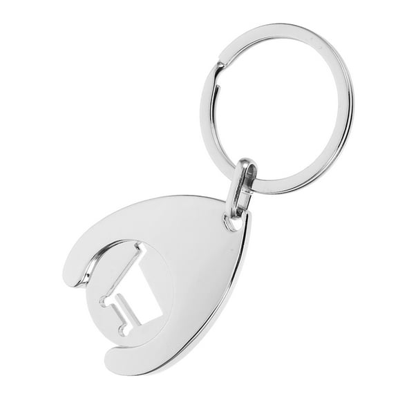 WHAMVOX Shopping Trolley Token with Keyring Convenient Key Ring Shopping Trolley Token Practical Shopping Cart Token Portable Cart Token