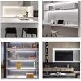 thumbnail image 4 of Yi Lighting 6pcs 20" LED Under Cabinet Lighting kit with Remote Control for Kitchen, Desk, Monitor Back, Shelf, Closet, 4 of 6