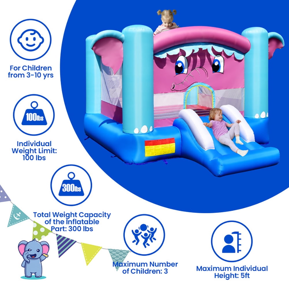 Aimee Lii 3-in-1 Princess Theme Inflatable Castle without Blower, Kids Bounce House, Playhouse for Kids Outdoor Aimee Lii 3-in-1 Princess Theme Inflatable Castle without Blower, Kids Bounce House, Playhouse for Kids Outdoor