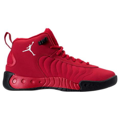 jumpman jordans red and black