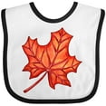thumbnail image 3 of Inktastic Red Canadian Maple Leaf Boys or Girls Baby Bib, 3 of 4