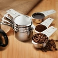 thumbnail image 5 of Last Confection 7-Piece Stainless Steel Measuring Cup Set, Includes 1/8 Cup Coffee Scoop, 5 of 5