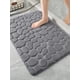 thumbnail image 1 of 1pc Blue Stone Texture Sponge Bathroom Mat, Non-slip Bath Mat, Toilet Rug, 1 of 4