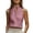Pink, variant on Stichou Women's Casual Dressy Business Blouse Mock V Neck Sleeveless Shirts Tunic Work Shirt Summer Solid Color Tank Tops Pink S
