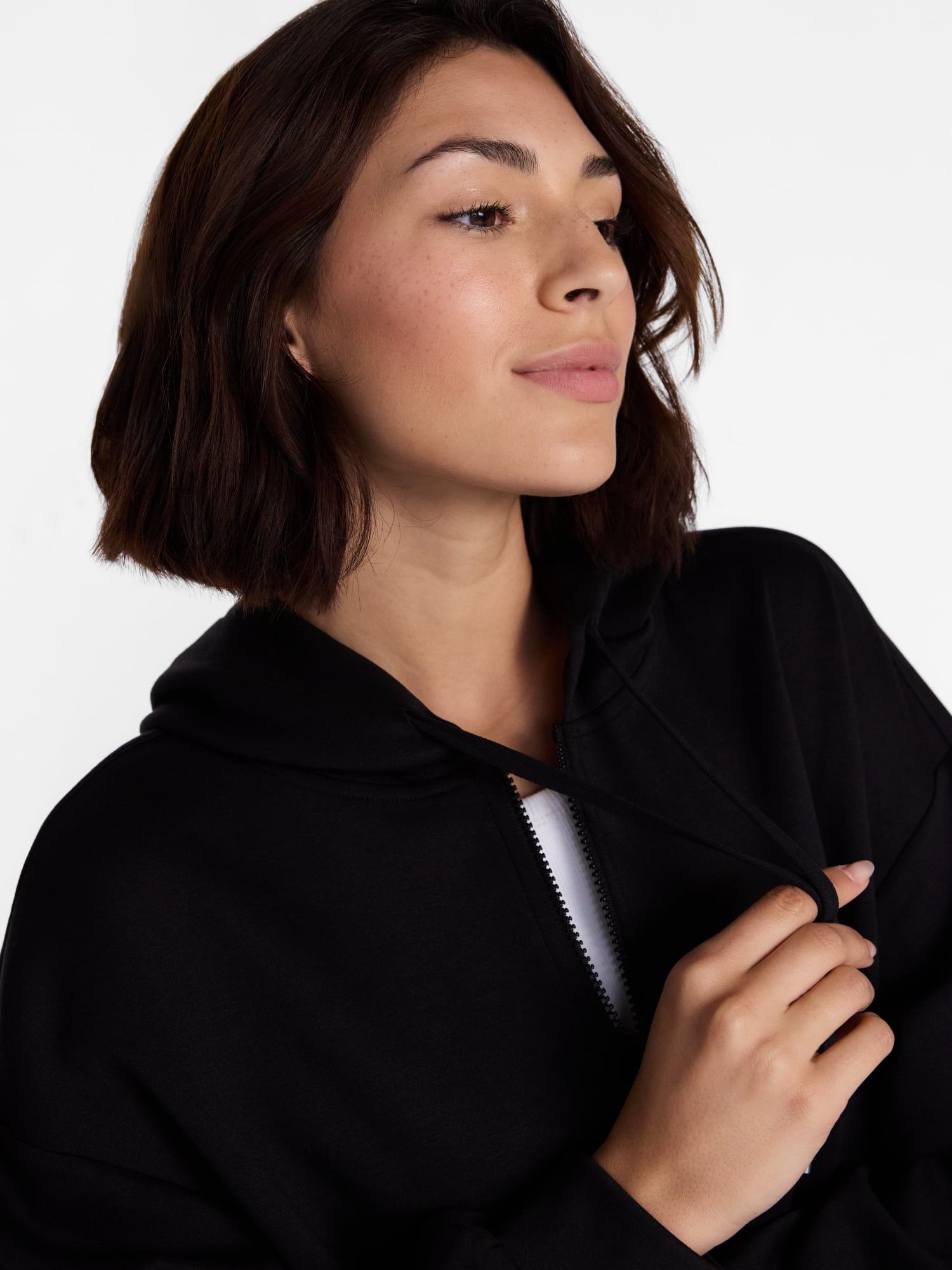 Avia Women's Oversized Hoodie with Balloon Sleeves, Sizes XS-XXXL