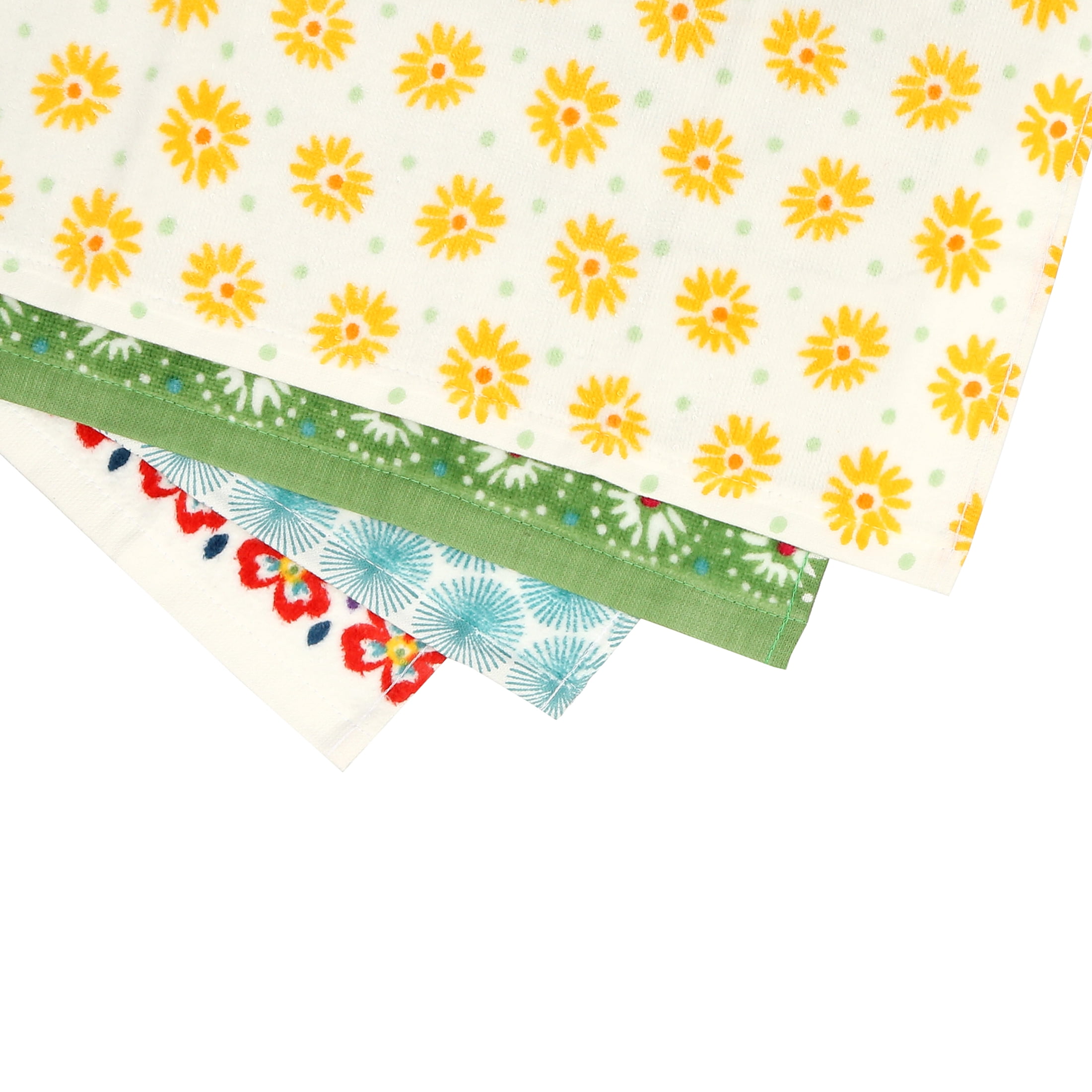 The Pioneer Woman Flea Market Kitchen Towel, Multicolor, 4 Piece