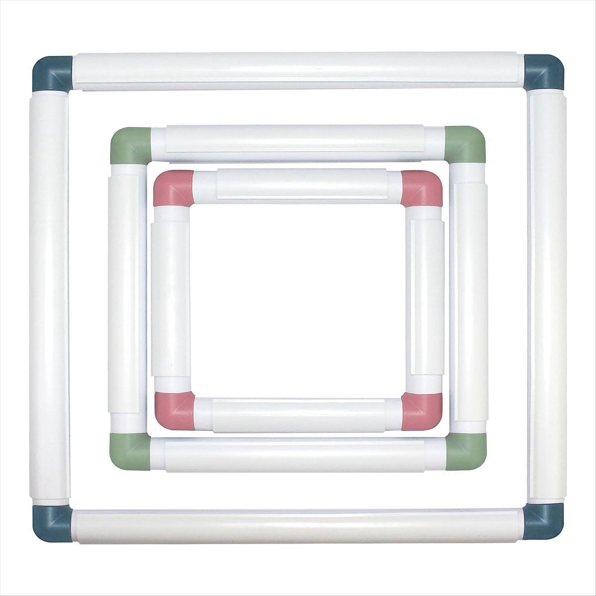 3-Pack Square Embroidery Hoops Hoops Punch Needle Hoops Embroidery Quilting Frame,As Shown