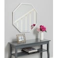 thumbnail image 5 of Kate and Laurel Rhodes Modern Octagon Wall Mirror, White 25x25 Inches, 5 of 5