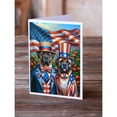 thumbnail image 2 of All American Mastiff Greeting Cards Pack of 8 7 in x 5 in, 2 of 3