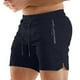 thumbnail image 1 of Pantalones de gimnasio ajustados para hombre - Poliéster elástico para correr - Ligeros y transpirables - Entrenamientos de verano, S-XXL, 1 of 5