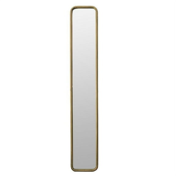 A&B Home Gold Rectangular Full Length Wall Mirror 47.2" x 8" x 1.2"