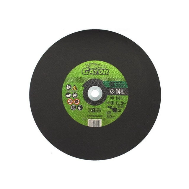 Disco de Corte para Albañilería Gator 14" Óxido de Aluminio y Carburo de Silicio