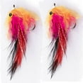 thumbnail image 6 of 2Pcs New Trout Salmon Pike Streamer Fly for Fly Fishing Flies Size 4 Hook, 6 of 8