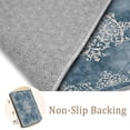thumbnail image 6 of 2x3 Entryway Rug Bathroom Rugs for Front Door Bedroom Kitchen, Washable Vintage Print Carpet, Floor Mat with Non Slip Backing, 6 of 8
