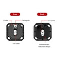 thumbnail image 3 of Quick Release Clamp Adapter Set with Quick Release Plate Arca Swiss with 1/4 & 3/8 Inch Screw Hole Aluminum Alloy for Tripod Monopod Ballhead, 3 of 8