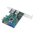 thumbnail image 4 of Divisor de concentrador de de 5 GigaBits Per Second a USB 3.0 con conector de 19 pines, para computadora portátil de escritorio Macarena Tarjeta adaptadora PCI E a USB 3.0, 4 of 8