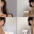 thumbnail image 3 of Lady Women Party Jewelry Korean Dangle Earring Elegant Crystal Heart Star Long Tassel Earrings STYLE9, 3 of 8