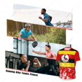 thumbnail image 6 of Exclusive design Uganda Flag Grain 3D Printed Men For Running Bike Soccer Tennis Fitness Sports tshirt Mesh Fans Short T-shirt, 6 of 16