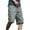 Gray, variant on Womens Shorts Cargo Sports And Leisure Elastic Waist Drawstring Multi Pocket rkwear Short Wine,L