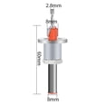 thumbnail image 4 of Fregadero de mostrador Broca Brocas cónicas de carburo para carpintería (2.8 * 8) Sywqhk Para estrenar, 4 of 8
