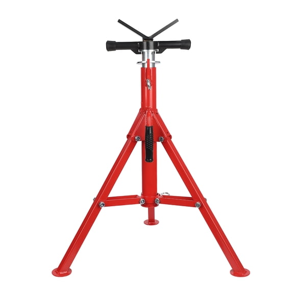 Heavy-Duty Pipe Jack Stand, 28''-52'' Adjustable Folding Pipe Stand,2500 lbs Load Capacity,Ideal for Welding,Automotive,and Construction Projects