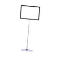 thumbnail image 2 of colaxi Adjustable Sign Holder Floor Sign Stand Holder Note Holder Reusable, Store Tag, Versatile Frame Poster Stand Price Tag Holder Black, 2 of 10