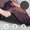 thumbnail image 3 of Pofeuu Dinosaur Moonlit Forest Print Car Foot Mat Set of 4 Pieces - All-Weather Full Set Floor Mats for Cars Trucks SUVs, 3 of 7