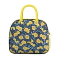 thumbnail image 2 of Lunch Bag Lunch Box for Women Reusable Insulated Lunch Bags,Water-Resistant Lemon Dark Blue Cooler Lunch Tote Bag, Large Capacity for Work Travel Picnic, 2 of 6