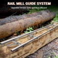 thumbnail image 1 of EDTara Rail Mill Guide System Aluminum Profiles 9 FT, Work with Chainsaw Mill, with 2 Tree Felling Wedges, Easy Assembly, 1 of 8