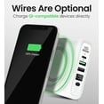 thumbnail image 7 of INFINACORE Pandora Portable Power (P3) 8000mAh Fast Charging Qi Wireless Power Bank Charger - Compatible with iPhone 15 14 13 12 11 Pro Max Mini - Phone Laptop iPad Tablet Power Bank - White, 7 of 7