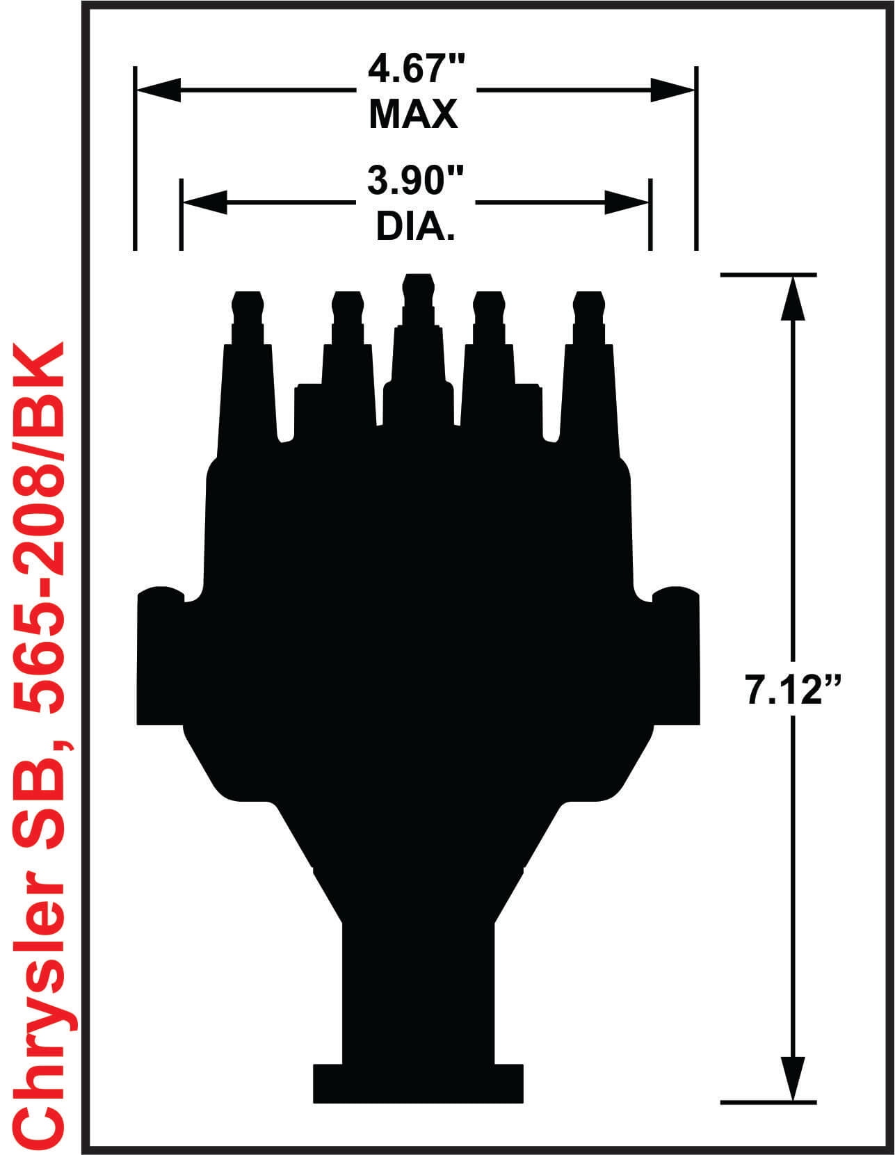 Holley EFI 565-208BK Distributor